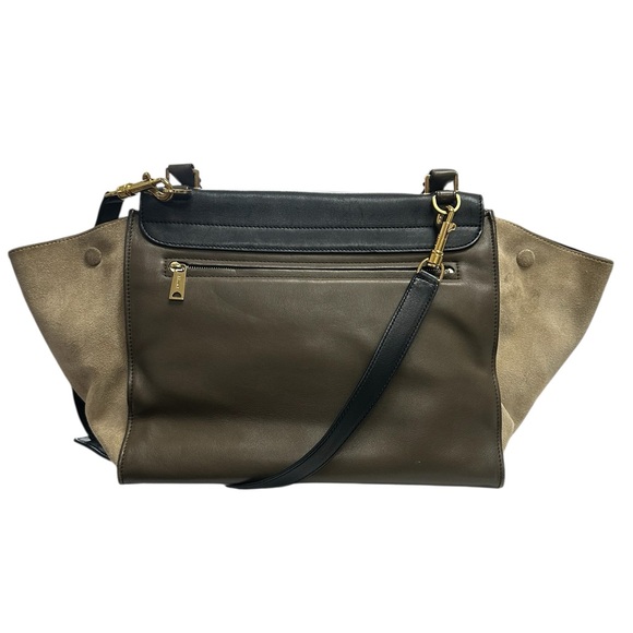 CELINE Trapeze Tri-Color Two Way Bag - Picture 4 of 14